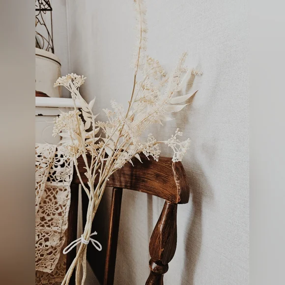 Cream Faux Flower Bundle - Picture 1 of 3